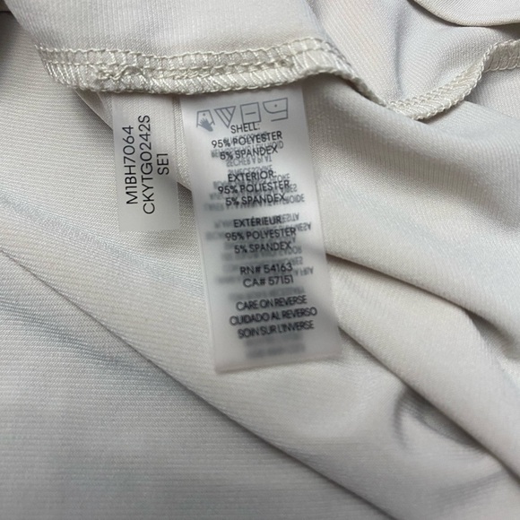 Beige Lace-Up Women's Top by Calvin Klein
XL - Picture 7 of 7
